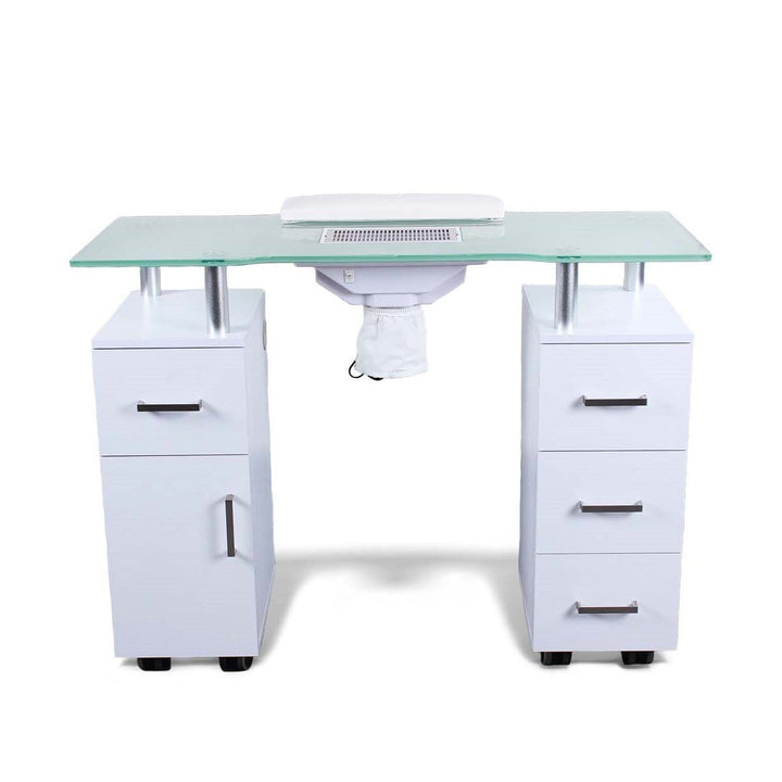 Glaswell Manicure Table with Dust Control