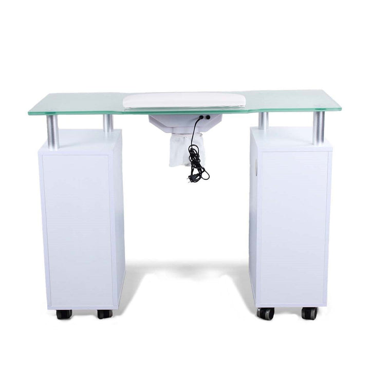 Glaswell Manicure Table with Dust Control