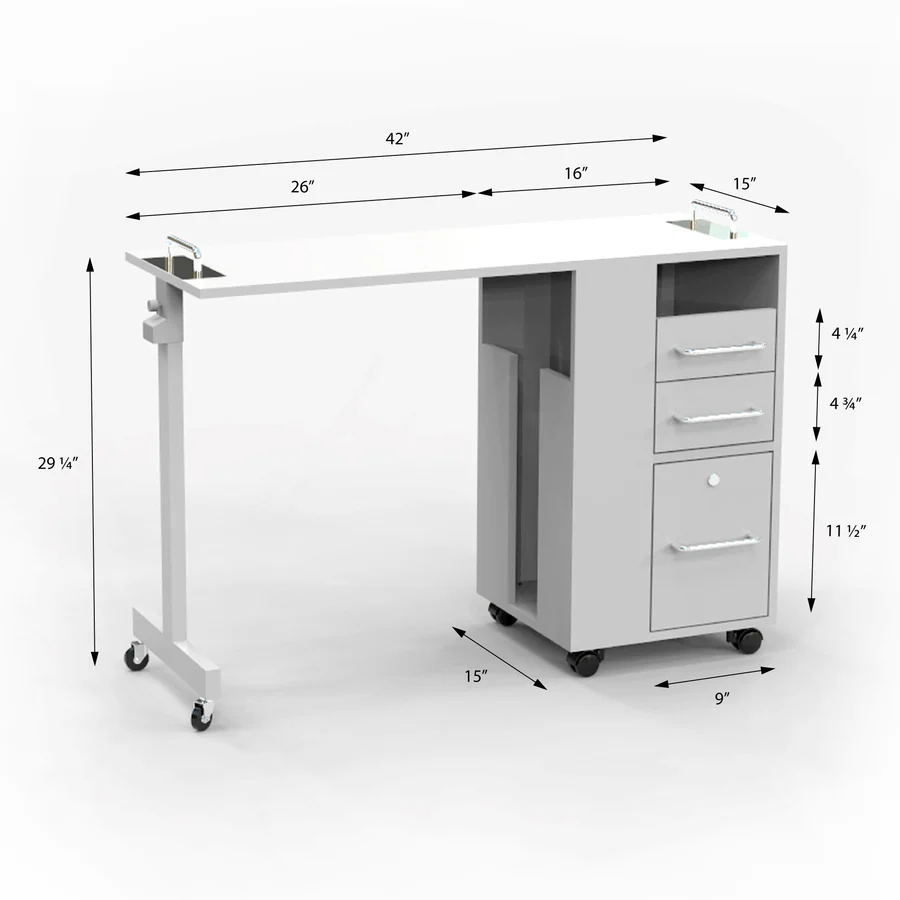 LINA Foldable Manicure Table