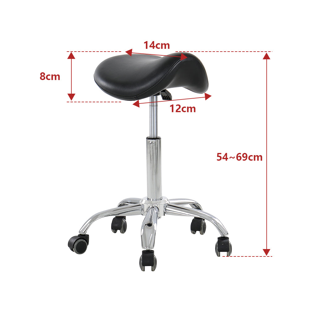 Pala Saddle Salon Taburete facial silla giratoria