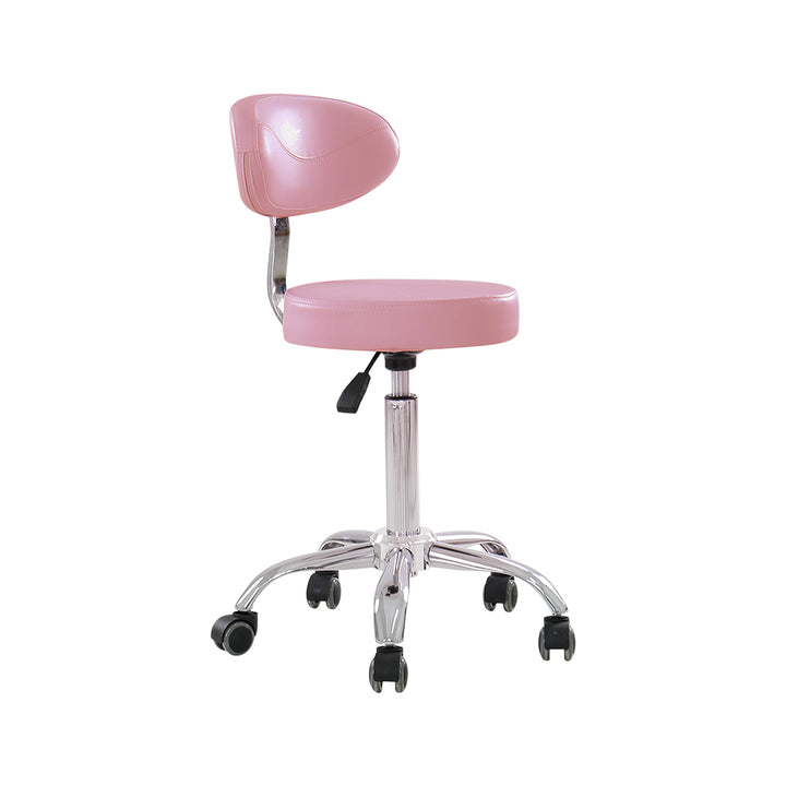 Sillón facial giratorio Seli blanco con respaldo