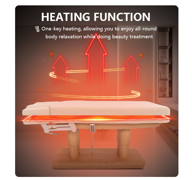 The heating function of louisa spa bed 