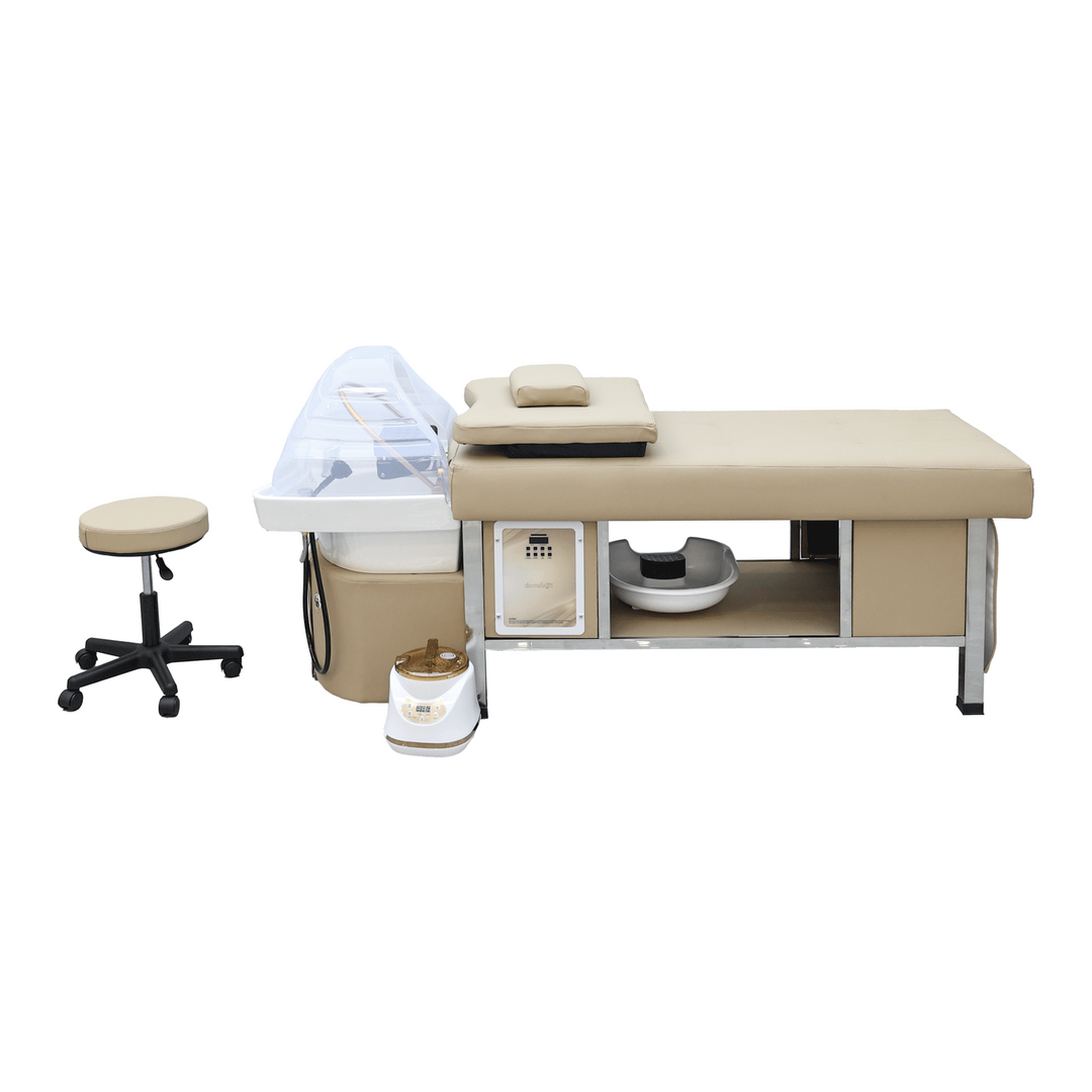 Simi Head Spa Bed with rolling stool