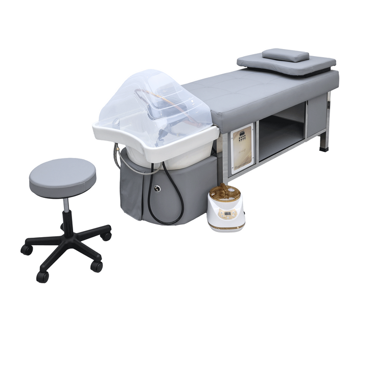 Simi Head Spa Bed with rolling stool