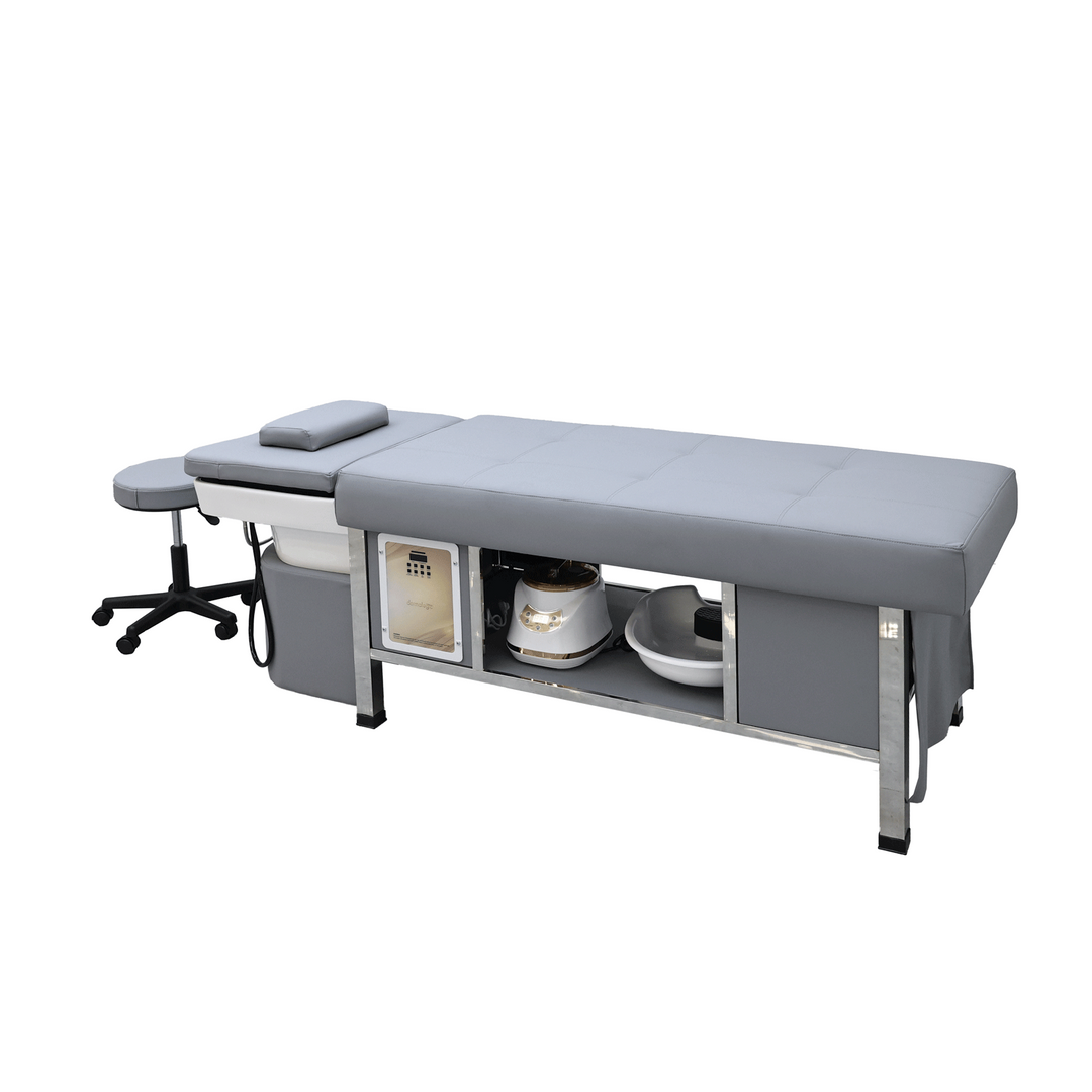 Simi Head Spa Bed with rolling stool