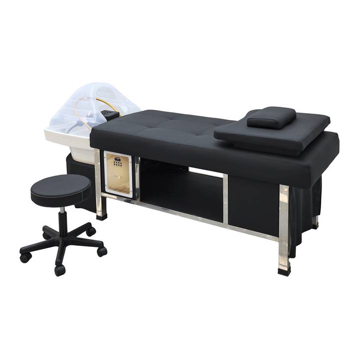 Simi Head Spa Bed with rolling stool