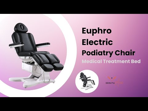 Silla de podología Beautyace Euphro blanca para pedicura