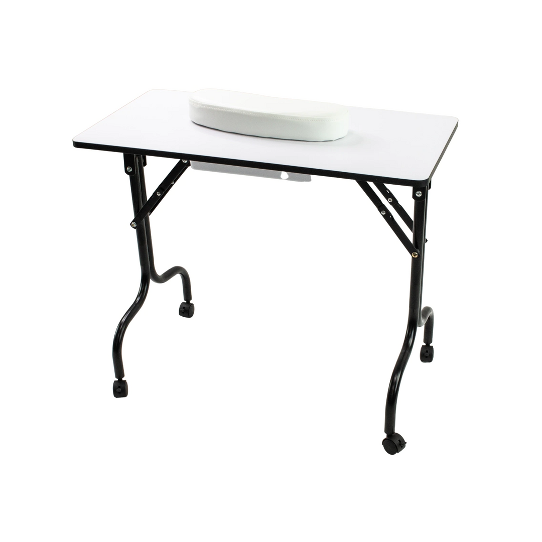 LITTRELL Foldable Manicure Table - Portable Nails Desk