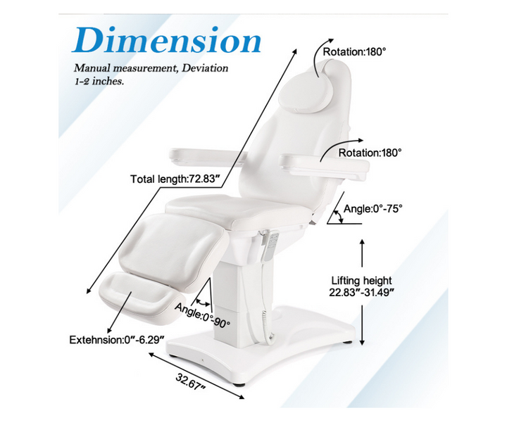 MELVAElectricFacialSpaEstheticsBedsize