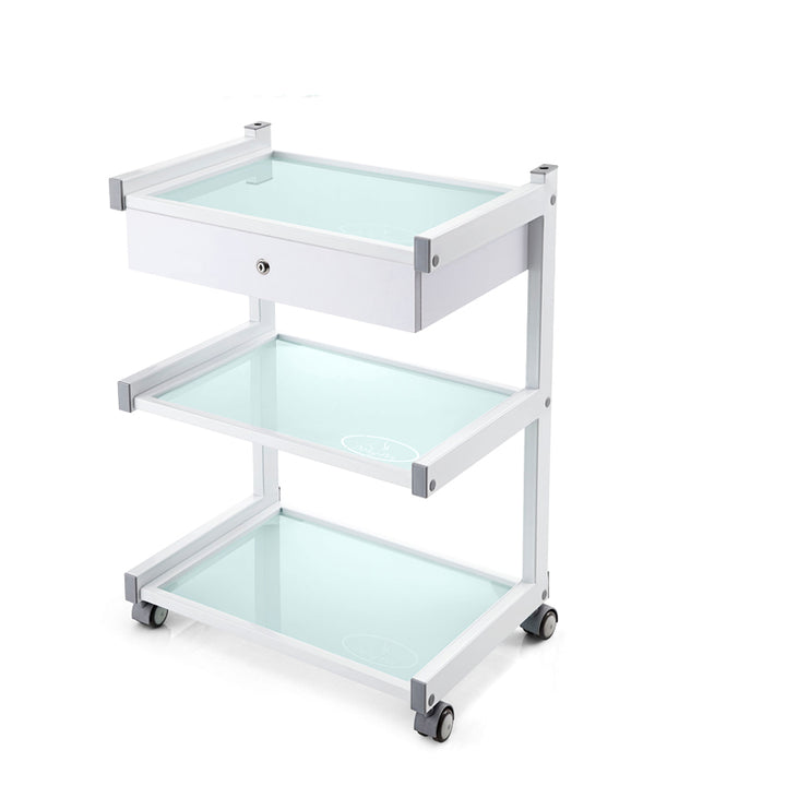 E Beauty trolley cart with one drawer white