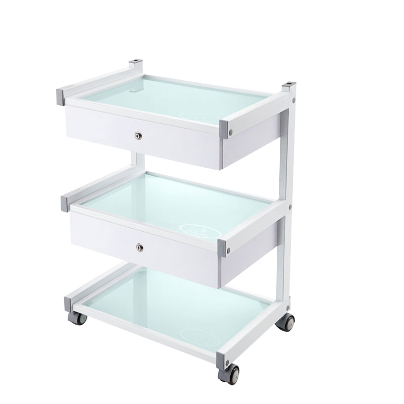 E Beauty trolley cart with one drawer white